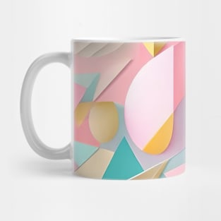 Abstract in pastel colors. 1. Mug